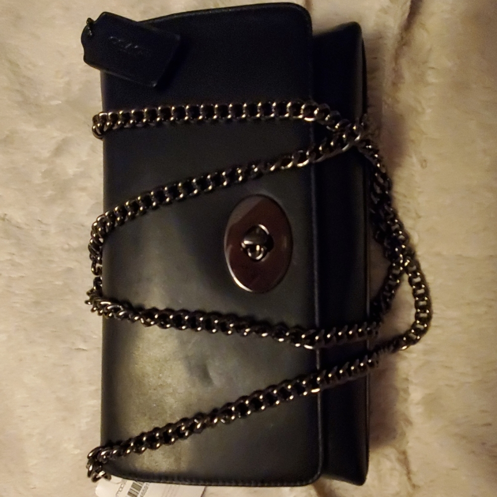 NWT Coach chain purse
